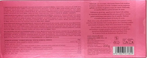 Hiszpański blok czekoladowy z ciasteczkami – Bezglutenowy Turrón de Galleta (250g)